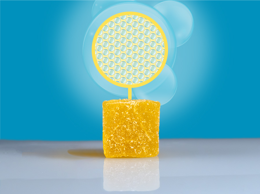 gummy with small molecule